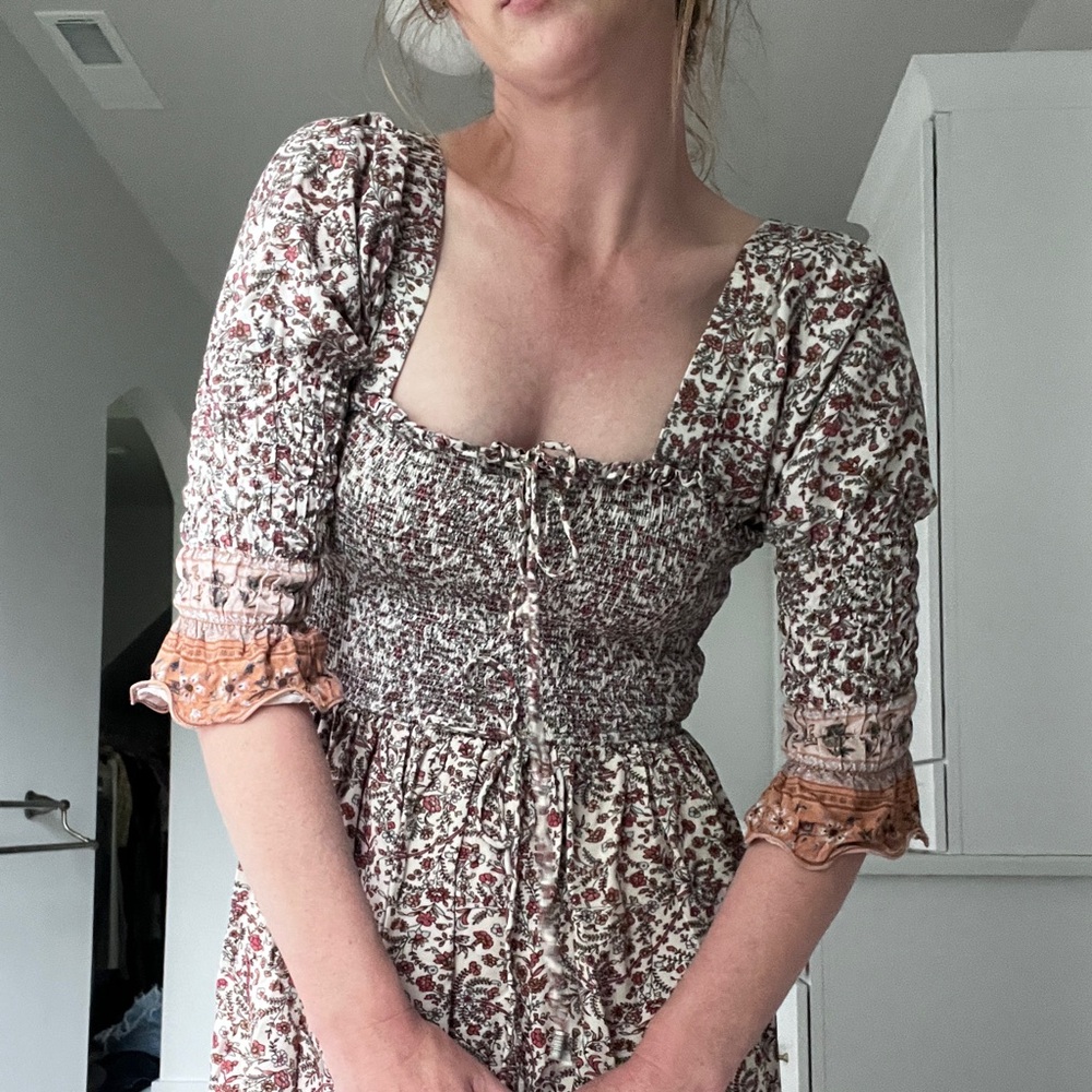Bl_nk romantic midi dress - Picture 5 of 14